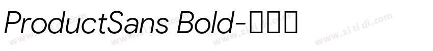 ProductSans Bold字体转换